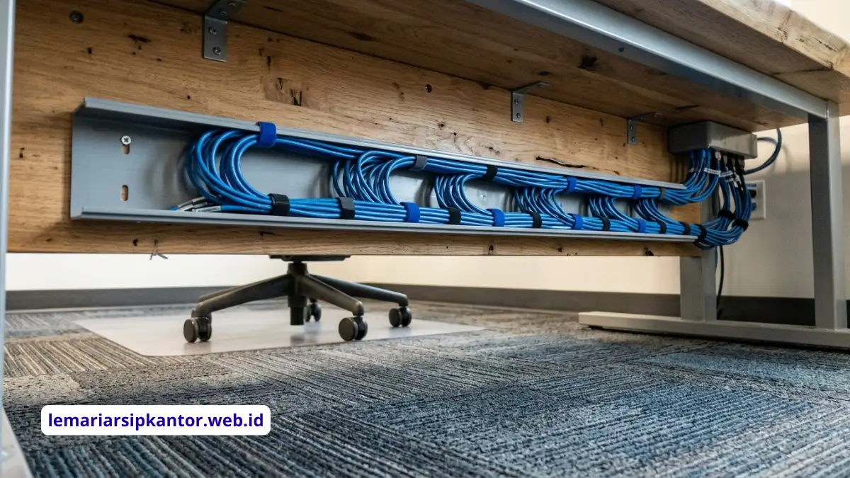Panduan Manajemen Kabel Ducting Meja Kantor agar Bebas Semrawut dan Aman K3