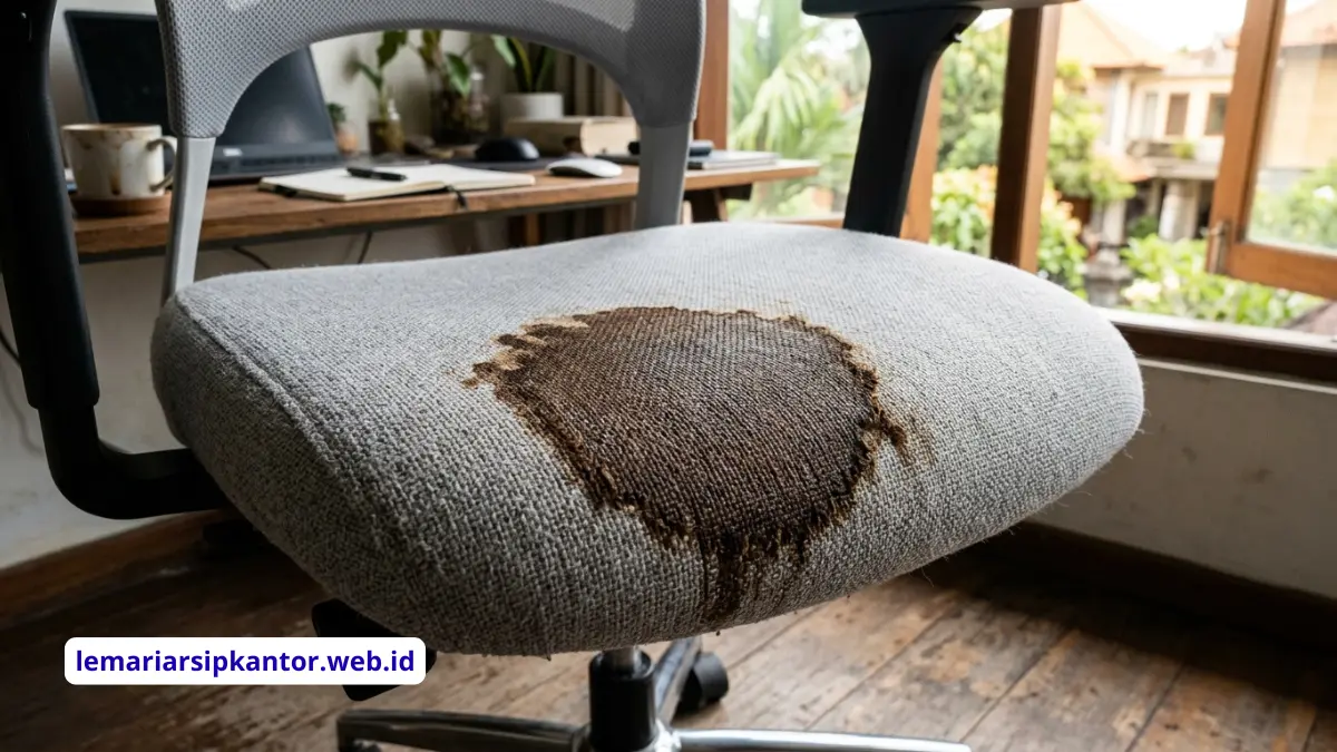 Cara Membersihkan Kursi Kantor Kain dari Noda Tumpahan Kopi dan Debu
