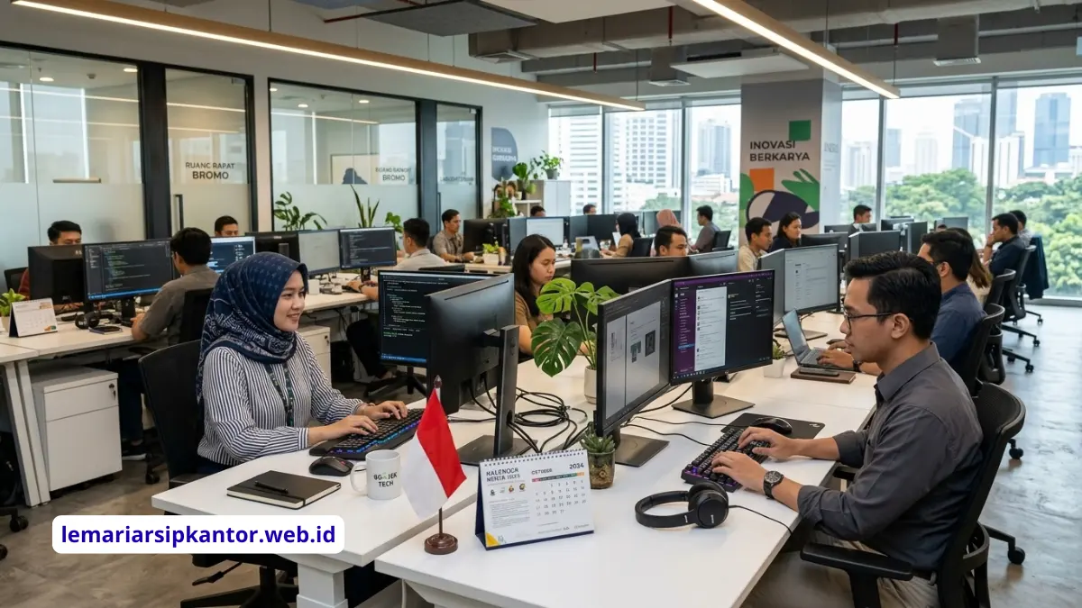 Ruang Kerja Kolektif Startup - Penataan Kantor Ergonomis