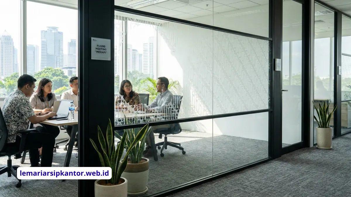 Estimasi Harga Sekat Partisi Aluminium Kombinasi Glass untuk Kantor Baru